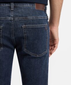 Boss Delaware Slim Fit Jeans in Comfort Stretch Denim Dark Blue