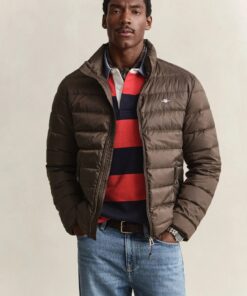 Gant Light Down Jacket Shadow Brown