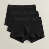 Gant 3-Pack Tonal Trunks Black
