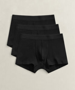 Gant 3-Pack Tonal Trunks Black