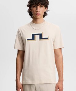 J. Lindeberg Parcie Seasonal Tee Moonbeam