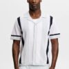 J. Lindeberg Remus Resort Collar Knit Polo Skywriting