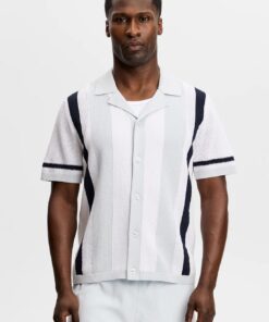 J. Lindeberg Remus Resort Collar Knit Polo Skywriting