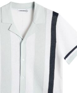 J. Lindeberg Remus Resort Collar Knit Polo Skywriting