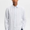 J. Lindeberg Zachary Clean Linen Shirt Skywriting