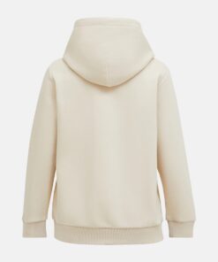 Peak Performance Original Small Logo Hood Women Sand Fog
