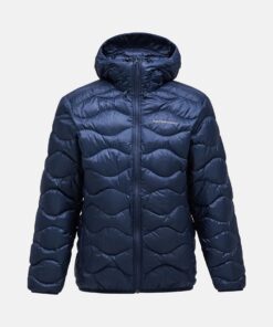Peak Performance Helium Down Hood Jacket Men Blue Shadow