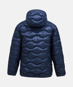 Peak Performance Helium Down Hood Jacket Men Blue Shadow