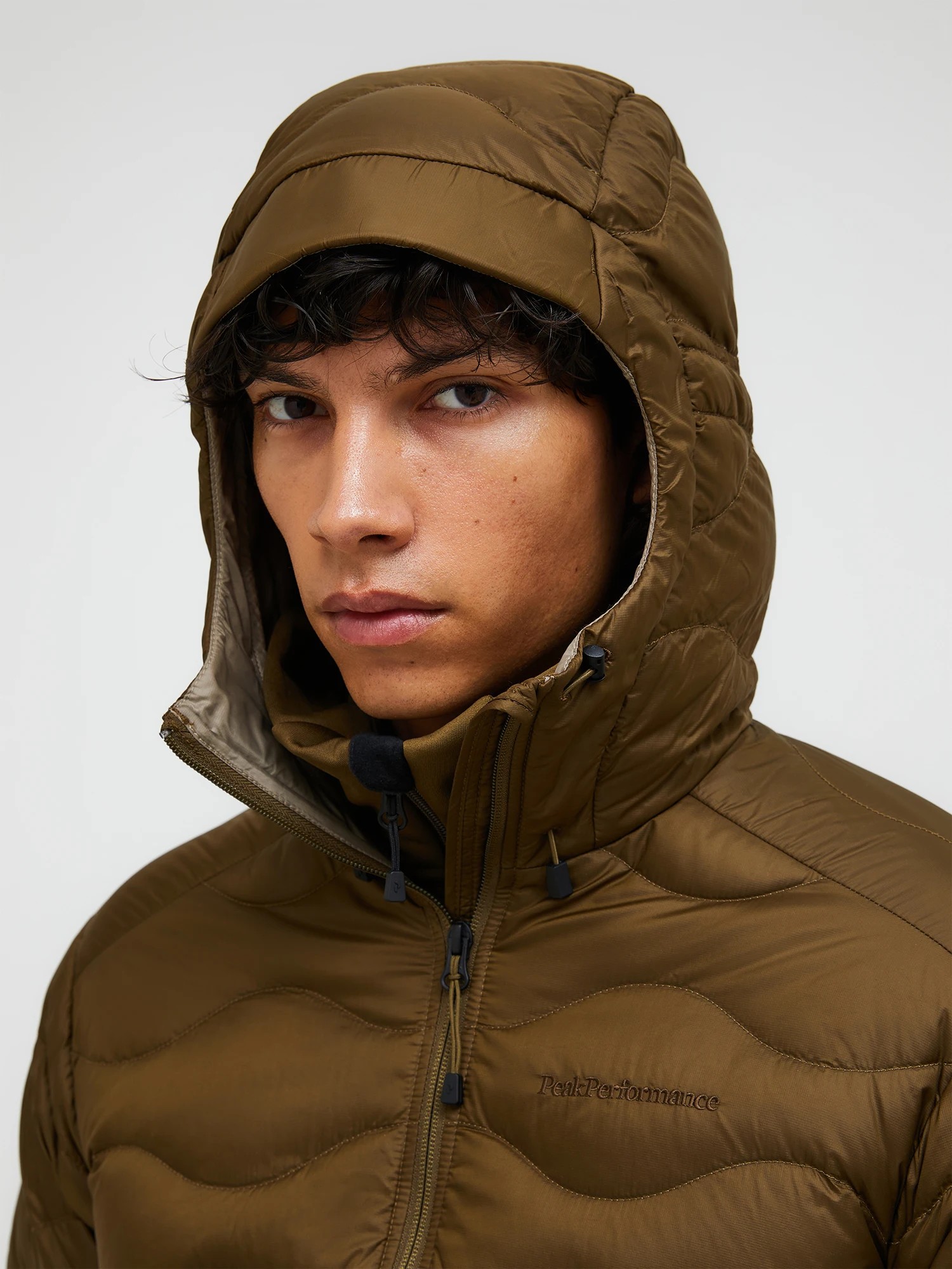 Peak Perfprmance Helium Down Hood Jacket Men Meadow Moss