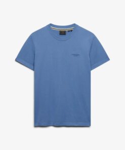 Superdry Essential Stacked Logo Tee Colony Blue