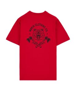 Makia Bear T-Shirt Red