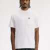 Fred Perry Pocket Detail T-Shirt Snow White