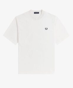 Fred Perry Back Print T-Shirt Snow White