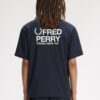 Fred Perry Back Print T-Shirt Navy