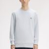 Fred Perry Crew Neck Sweatshirt Dusty Blue