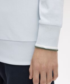 Fred Perry Crew Neck Sweatshirt Dusty Blue