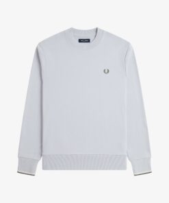 Fred Perry Crew Neck Sweatshirt Dusty Blue