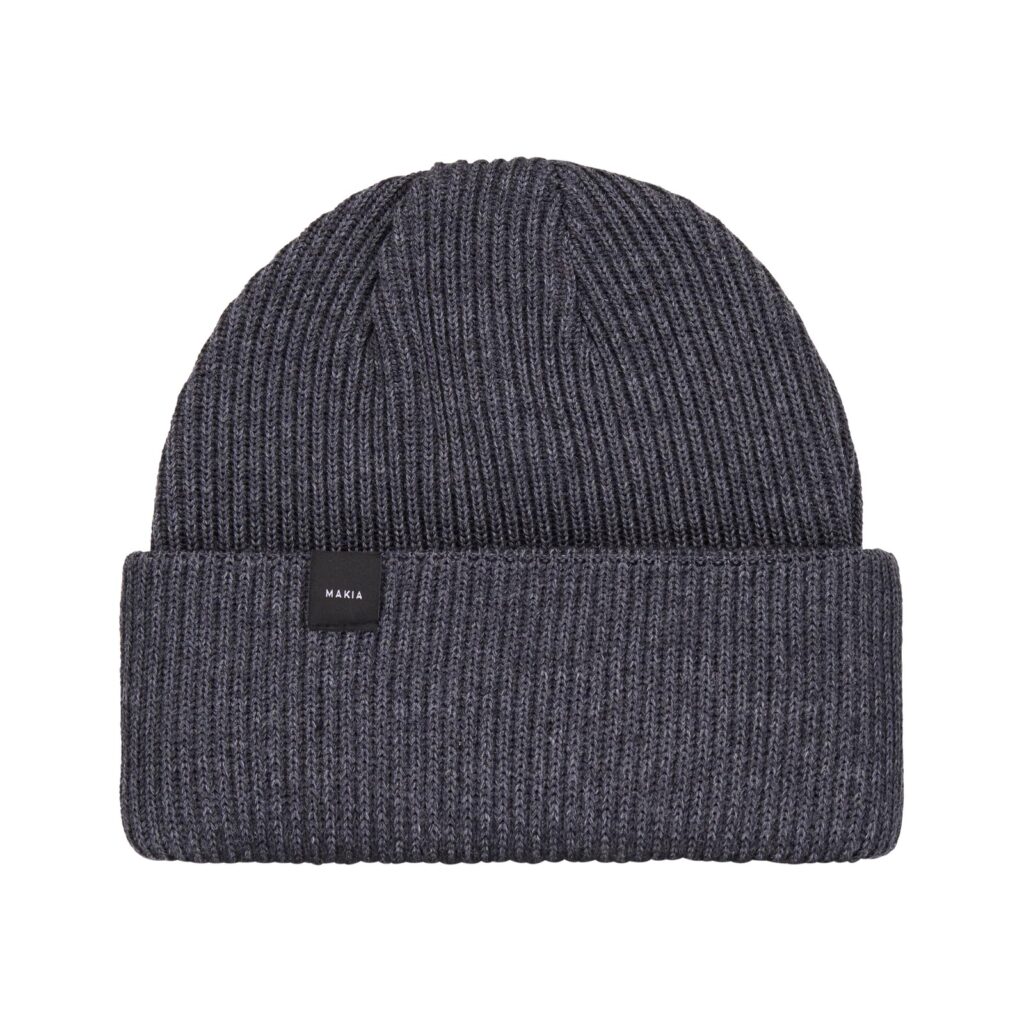 Makia Merino Cap Dark Grey