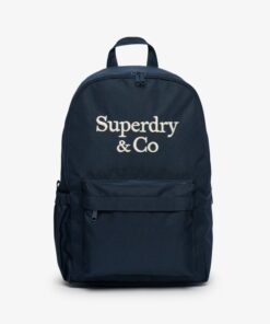 Superdry Companyt Logo Backpack Eclipse Navy