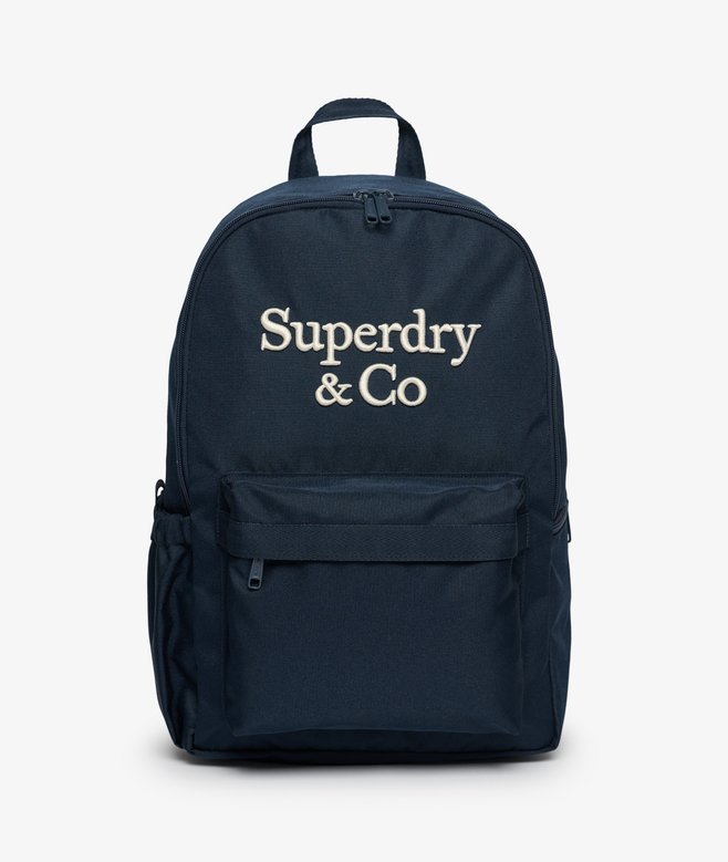 Superdry Companyt Logo Backpack Eclipse Navy