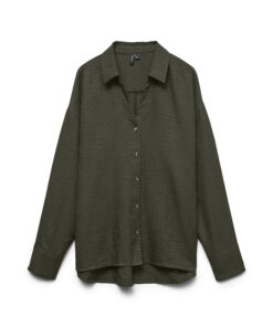 Vero Moda VMMelaney Queeny Ls Shirt Forest Night
