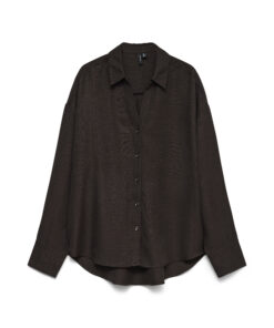 Vero Moda VMMelaney Queeny Ls Shirt Chocolate Torte