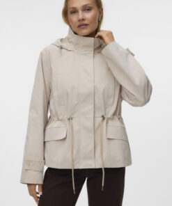 Vero Moda VMMarysoffy Short Parka Oatmeal