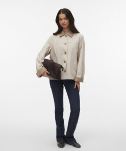 Vero Moda VMChelseapoppy Short Jacket Oatmel