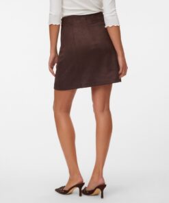 Vero Moda VMDonnahazel Above Knee Skirt Coffee Bean