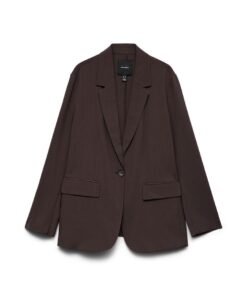 Vero Moda VMTexas Ls Loose Blazer Chocolate Torte