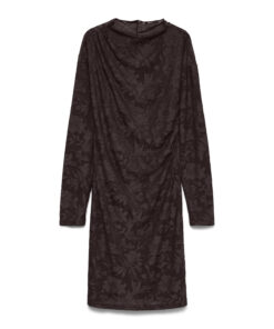Vero Moda VMLayla Ls Short Dress Chocolate Torte