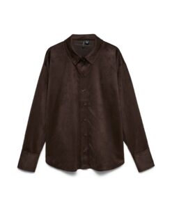 Vero ModaVMKatty Ls Shirt Chocolate Torte