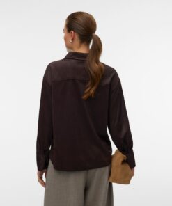 Vero ModaVMKatty Ls Shirt Chocolate Torte