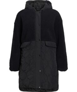 Vila VITone L/S Coat Black Beauty