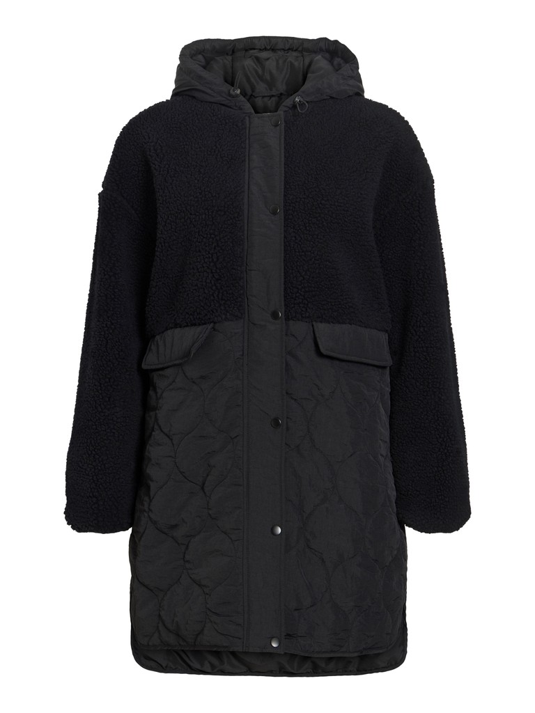 Vila VITone L/S Coat Black Beauty
