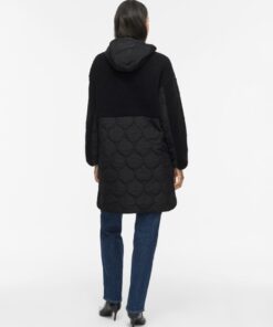 Vila VITone L/S Coat Black Beauty