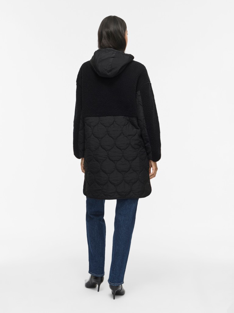 Vila VITone L/S Coat Black Beauty