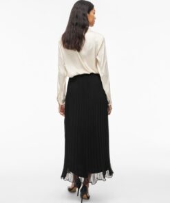 Vila VICalla Ankle Skirt Black