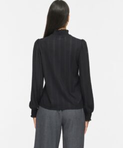 Vila VILyri L/s Smock Top Beauty Black