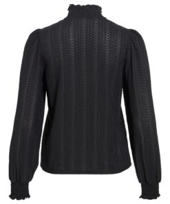 Vila VILyri L/s Smock Top Beauty Black