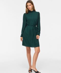 Vila VILyri L/S Smock Dress Ponderosa Pine