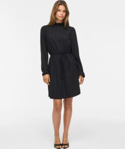 Vila VILyri L/S Smock Dress Beauty Black