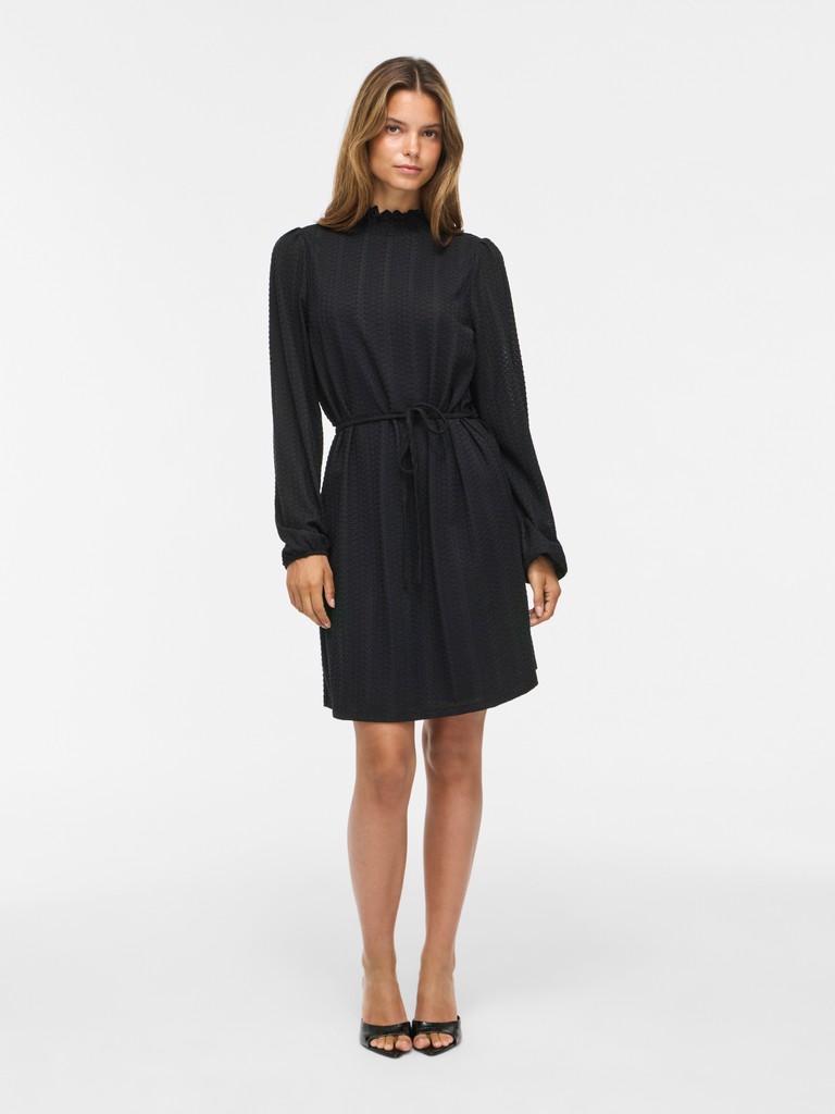Vila VILyri L/S Smock Dress Beauty Black
