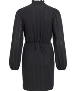 Vila VILyri L/S Smock Dress Beauty Black