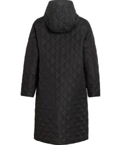 Vila VITAte L/S Hooded Long Coat Black