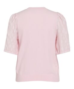 Vila VIChe O-Neck 2/4 Knit Top Ballet Slipper