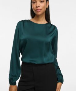 Vila VIEnna Ravenna L/S O-Neck Top Ponderosa Pine