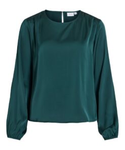 Vila VIEnna Ravenna L/S O-Neck Top Ponderosa Pine