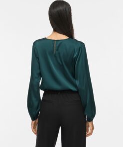 Vila VIEnna Ravenna L/S O-Neck Top Ponderosa Pine
