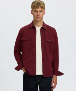 Selected Homme SLMJackie Sweat Jacket Tawny Port